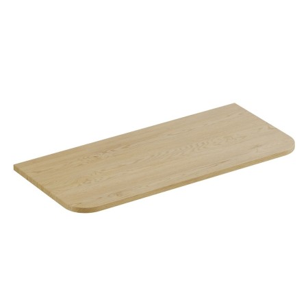 Blat de baie Ovalia Cremona, MDF, stejar cremona, L.100 cm, OVALIA CREMONA 89-100-46 M