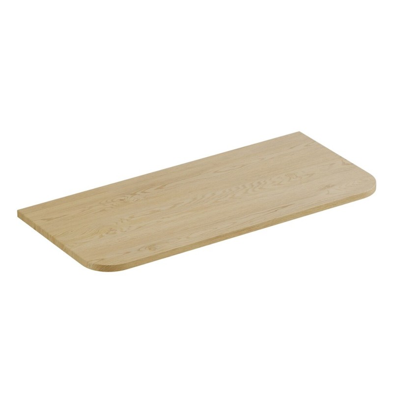 Blat de baie Ovalia Cremona, MDF, stejar cremona, L.100 cm, OVALIA CREMONA 89-100-46 M