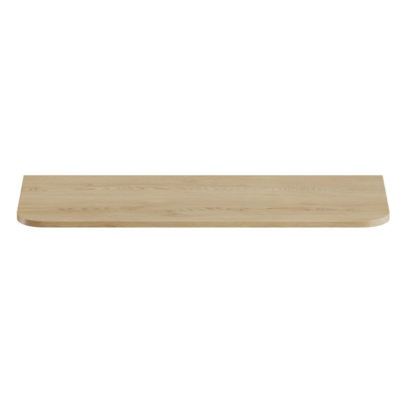 Blat de baie Ovalia Cremona, MDF, stejar cremona, L.120 cm, OVALIA CREMONA 89-120-46 M
