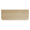 Blat de baie Ovalia Cremona, MDF, stejar cremona, L.120 cm, OVALIA CREMONA 89-120-46 M