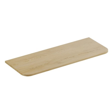 Blat de baie Ovalia Cremona, MDF, stejar cremona, L.120 cm, OVALIA CREMONA 89-120-46 M