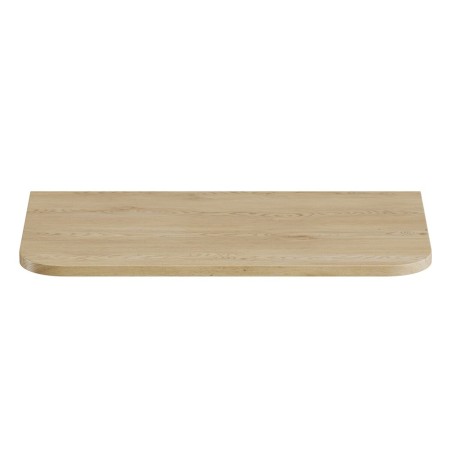 Blat de baie Ovalia Cremona, MDF, stejar cremona, L.80 cm, OVALIA CREMONA 89-80-46 M