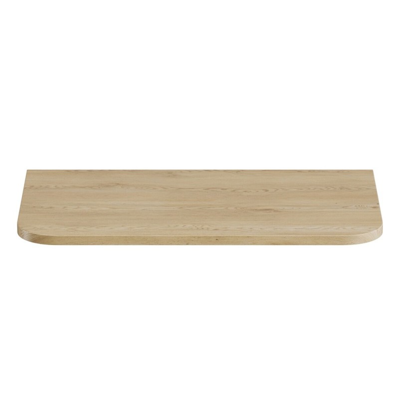 Blat de baie Ovalia Cremona, MDF, stejar cremona, L.80 cm, OVALIA CREMONA 89-80-46 M