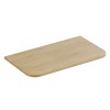 Blat de baie Ovalia Cremona, MDF, stejar cremona, L.80 cm, OVALIA CREMONA 89-80-46 M