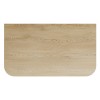Blat de baie Ovalia Cremona, MDF, stejar cremona, L.80 cm, OVALIA CREMONA 89-80-46 M
