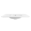 Lavoar cu o singura cuva Pure, conglomerat, alb lucios, L.80 cm, PURE WHITE GLOSS UM 80-46