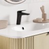 Lavoar cu o singura cuva Pure, conglomerat, alb lucios, L.80 cm, PURE WHITE GLOSS UM 80-46
