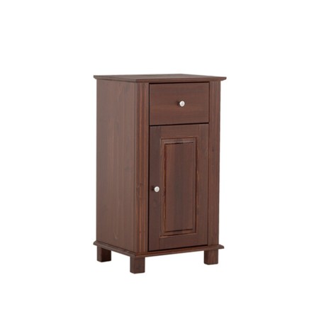 Dulap lateral Retro, lemn natural, maro, 1 usa, 1 sertar, L.40 cm, RETRO 810 FSC