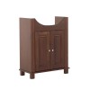 Dulap lavoar Retro, lemn natural, maro, 2 usi, L.65 cm, RETRO 864 - CFP65 FSC