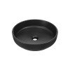 Lavoar River, ceramica, negru mat, D.40 cm, RIVER 1 BLACK MATT UN 40 ( E-6595 )