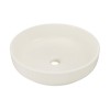 Lavoar River, ceramica, ivoar, D.40 cm, RIVER 1 IVORY MATT UN 40 ( E-6595 )