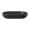 Lavoar baie Comad river, ceramica, negru mat, L.55 cm, RIVER 2 BLACK MATT UN 55 ( E-6594 )
