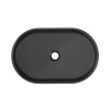 Lavoar baie Comad river, ceramica, negru mat, L.55 cm, RIVER 2 BLACK MATT UN 55 ( E-6594 )