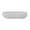 Lavoar River, ceramica, gri mat deschis, L.55 cm, RIVER 2 CONCRETE GREY MATT UN 55 ( 6594 )