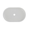 Lavoar River, ceramica, gri mat deschis, L.55 cm, RIVER 2 CONCRETE GREY MATT UN 55 ( 6594 )