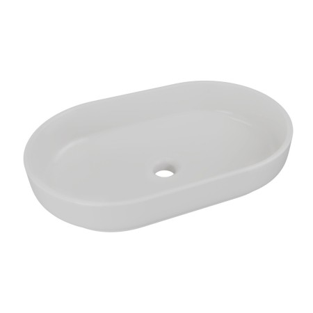 Lavoar River, ceramica, gri mat deschis, L.55 cm, RIVER 2 CONCRETE GREY MATT UN 55 ( 6594 )