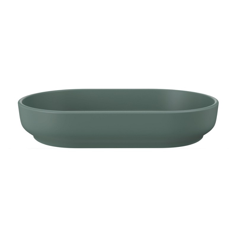 Lavoar baie Comad River, ceramica, verde mat, L.55 cm, RIVER 2 FOREST GREEN MATT UN 55 ( E-6594 )
