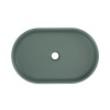 Lavoar baie Comad River, ceramica, verde mat, L.55 cm, RIVER 2 FOREST GREEN MATT UN 55 ( E-6594 )