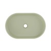 Lavoar River, ceramica, verde mat, L.55 cm, RIVER 2 OLIVE GREEN MATT UN 55 ( E-6594 )
