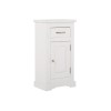 Dulap lateral Romantic, lemn natural, alb, 1 usa, 1 sertar, L.40 cm, ROMANTIC 810