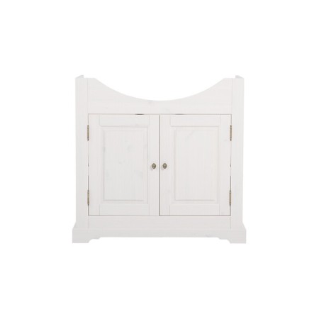 Dulap lavoar Romantic, lemn natural, alb, L.85 cm, ROMANTIC 861-U85