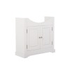 Dulap lavoar Romantic, lemn natural, alb, L.85 cm, ROMANTIC 861-U85