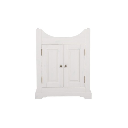 Dulap lavoar Romantic, lemn natural, alb, L.65 cm, ROMANTIC 862-U65