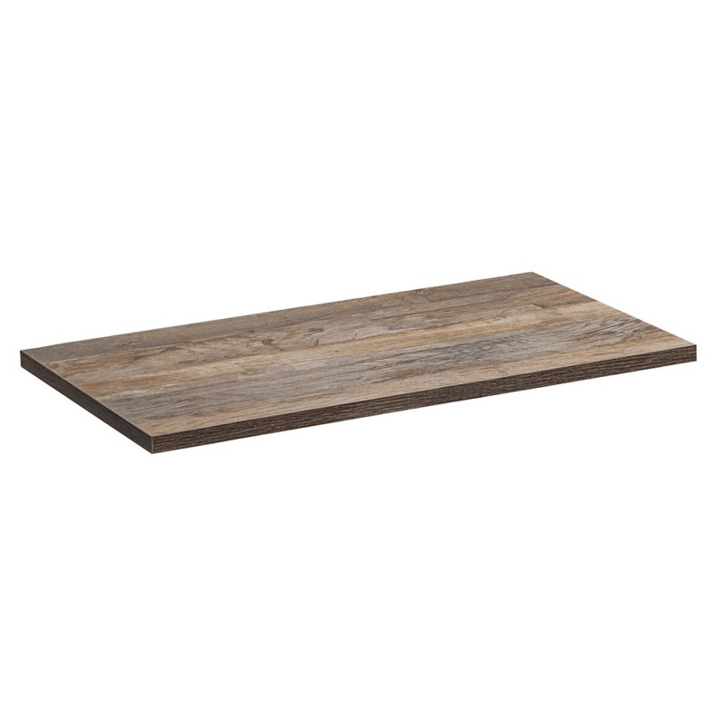 Blat de baie Comad, MDF, stejar vintage, L.100 cm, SANTA FE OAK 89-100-A