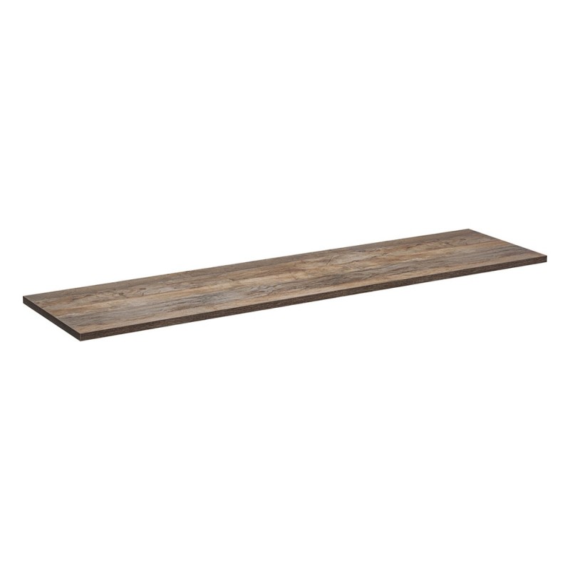 Blat de baie Comad, MDF, stejar vintage, L.180 cm, SANTA FE OAK 89-180-A