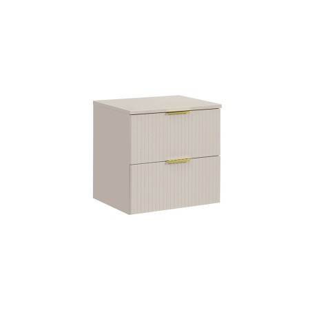 Set de mobilier de baie Adel Cashmere, MDF, PAL melaminat, blat cashmere mat, L.60 cm, SET-ADC B CASHMERE 60CM
