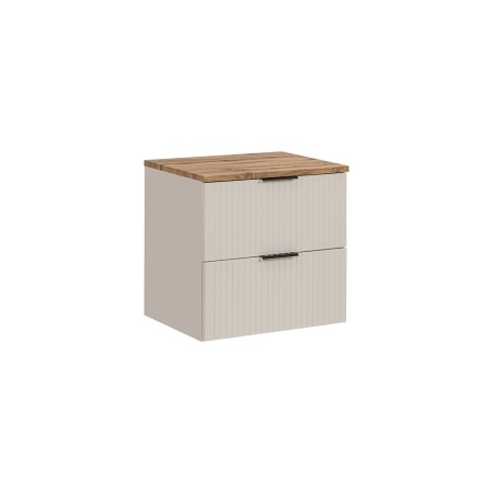 Set de mobilier de baie Adel Cashmere, MDF, PAL melaminat, blat stejat wotan, L.60 cm, SET-ADC B WOTAN 60CM