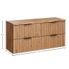 Set mobilier baie Adel Oak, MDF, PAL melaminat, blat natural wotan, L.120 cm, SET-ADO B NAT WOTAN 120CM