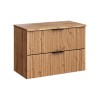 Set mobilier baie Adel Oak, MDF, PAL melaminat, blat natural wotan, L.80 cm, SET-ADO B NAT WOTAN 80CM