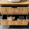 Set mobilier baie Adel Oak, MDF, PAL melaminat, blat natural wotan, L.80 cm, SET-ADO B NAT WOTAN 80CM