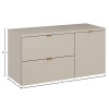 Set mobilier de baie Dalia Cashmere, PAL melaminat, cashmir mat, blat cashmir mat, L.100 cm, SET-DC B 100CM LB
