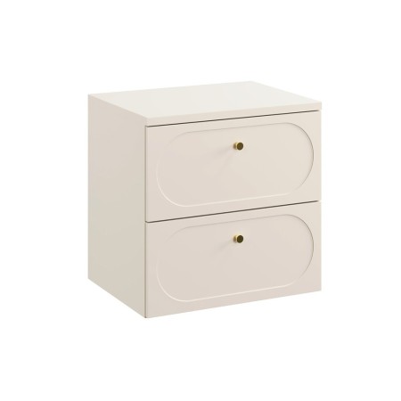 Set mobilier baie Donna Sand, MDF, PAL melaminat, bej nisipiu, blat bej nisipiu, L.60 cm, SET-DS B SAND 60CM