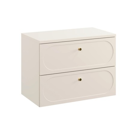 Set mobilier baie Donna Sand, MDF, PAL melaminat, bej nisipiu, blat bej nisipiu, L.80 cm, SET-DS B SAND 80CM