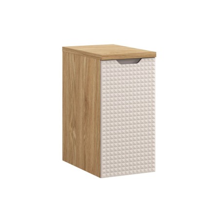 Set mobilier de baie Luxor Beige, MDF, PAL melaminat, stejar uleiat/bej, blat stejar uleiat, L.30 cm, SET-LXB B 30CM