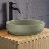 Lavoar River, ceramica, verde mat, D.40 cm, RIVER 1 OLIVE GREEN MATT UN 40 ( E-6595 )