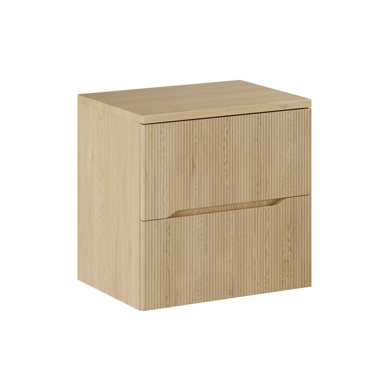 Set mobilier de baie Nordic Cremona, MDF, PAL melaminat, stejar cremona, blat stejar cremona, L.60 cm, SET-NC B CREMONA 60CM