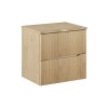 Set mobilier de baie Nordic Cremona, MDF, PAL melaminat, stejar cremona, blat stejar cremona, L.60 cm, SET-NC B NAT CREMONA 60CM