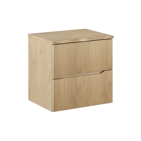 Set mobilier de baie Nordic Cremona, MDF, PAL melaminat, stejar cremona, blat stejar cremona, L.60 cm, SET-NC B NAT CREMONA 60CM