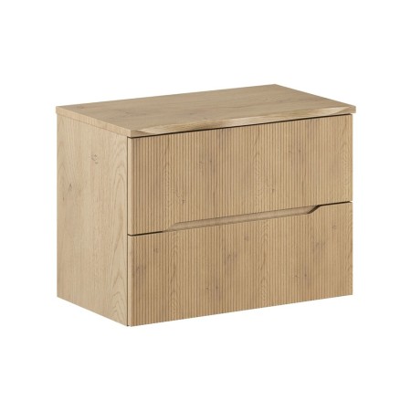 Set mobilier de baie Nordic Cremona, MDF, PAL melaminat, stejar cremona, blat stejar cremona, L.80 cm, SET-NC B NAT CREMONA 80CM