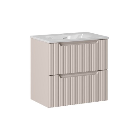 Set mobilier de baie Nova Cashmere, MDF, PAL melaminat, cashmir mat, lavoar Sky, L.60 cm, SET-NOC 60CM S SKY 3