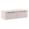 Set mobilier de baie Nova Cashmere, MDF, PAL melaminat, cashmir mat, blat cashmir mat, L.100 cm, SET-NOC B CASHMERE 100CM 1S