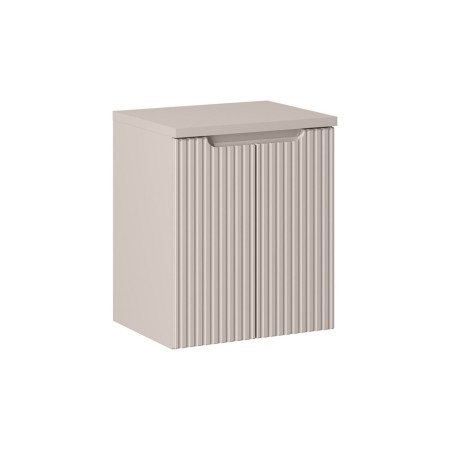 Set mobilier de baie Nova Cashmere, MDF, PAL melaminat, cashmir mat, blat cashmir mat, L.50 cm, SET-NOC B CASHMERE 50CM D