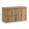 Set mobilier de baie Nova Coast Evoke, MDF, PAL melaminat, stejar evoke, blat stejar evoke, L.100 cm, SET-NOCE B OAK 100CM S LB