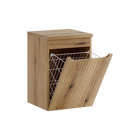 Set mobilier de baie Nova Coast Evoke, MDF, PAL melaminat, stejar evoke, blat stejar evoke, L.40 cm, SET-NOCE B OAK 40CM LB