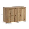 Set mobilier de baie Nova Coast Evoke, MDF, PAL melaminat, stejar evoke, blat stejar evoke, L.90 cm, SET-NOCE B OAK S 90CM LB