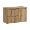 Set mobilier de baie Nova Coast Evoke, MDF, PAL melaminat, stejar evoke, blat stejar evoke, L.90 cm, SET-NOCE B OAK S 90CM LB